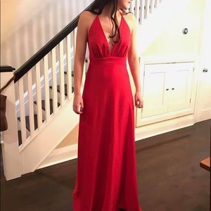 Red prom dress